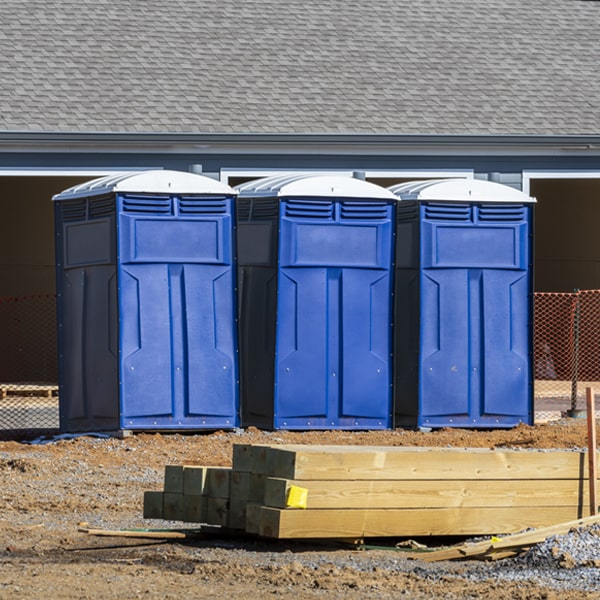 is there a specific order in which to place multiple porta potties in Fruitland